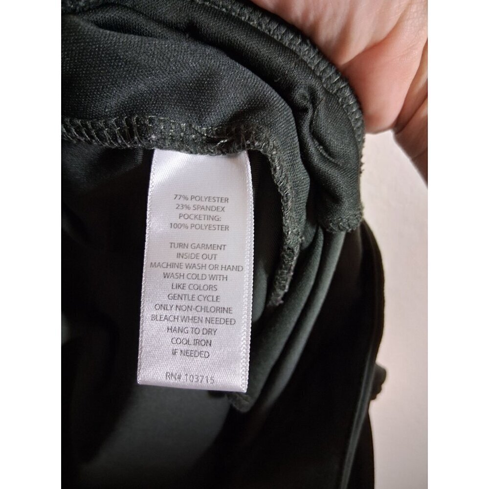 Nicole Miller Dress Pants Business Casual Capris Office Green Size XL - Picture 5 of 5